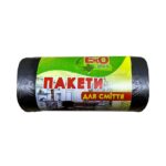Пакет для мусора EKOplus (45*55), 35л/30шт/100 черный