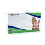 Перчатки виниловые неопудреные Care 365 прозрачные М, 100шт/пач