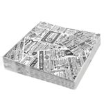 Бумага газета 320*320, 40г/м, белая жиростойкая,100/1000шт (арт.5372)