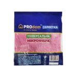 Салфетка микрофибра универсальная Prodom, 1шт/уп