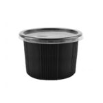 Контейнер 110058 PP BL-2, 350мл, 100шт/1000шт+Крышка 111 PK PP, 100шт/1000шт