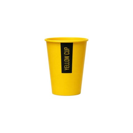 Стакан бум.цвет 270мл "Yellow Cup" 50шт/1000