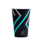 Стакан бум.цвет.340мл "Just Drink" 50шт/1000