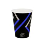 Стакан бум.цвет.400мл "Just Drink" 50шт/1000